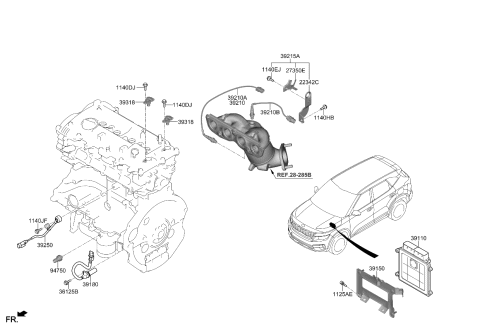 2022 Kia Seltos Electronic Control Diagram 2