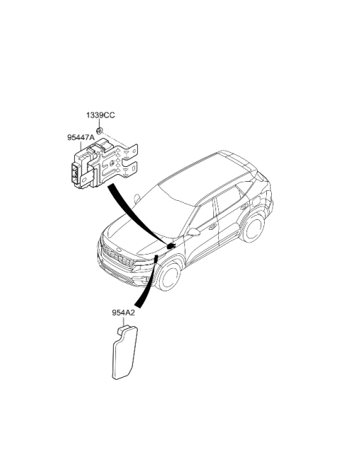 2021 Kia Seltos Transmission Control Unit Diagram