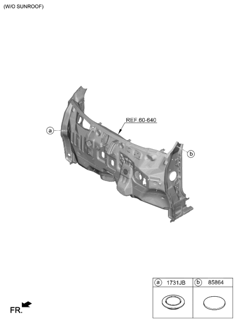 2022 Kia Seltos Sunroof Diagram 2