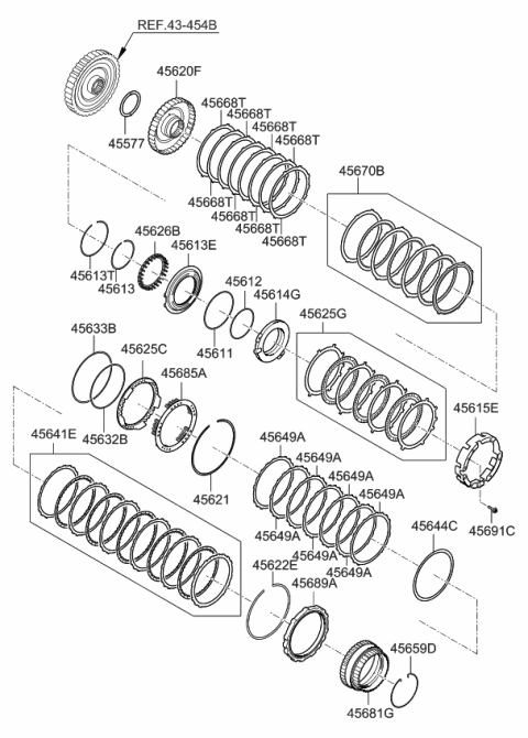 2013 Kia Forte Koup Transaxle Brake-Auto Diagram 1