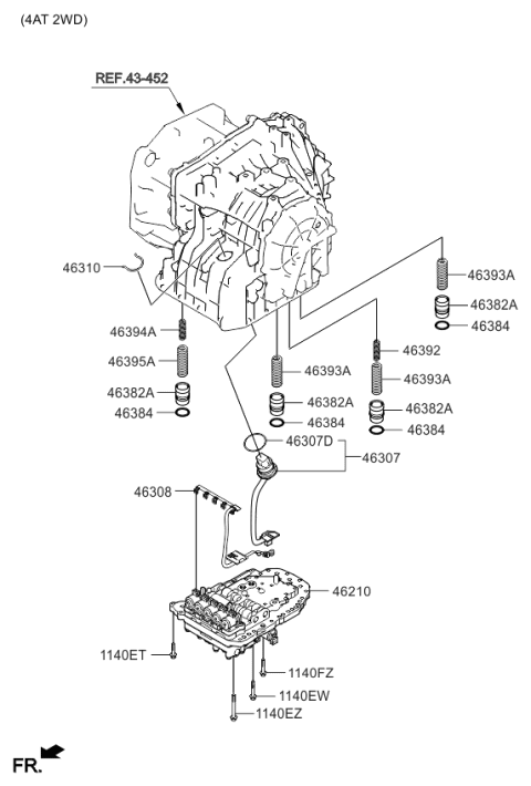 2013 Kia Forte Koup Transmission Valve Body Diagram 5