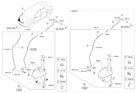 2011 Kia Forte Windshield Washer Diagram