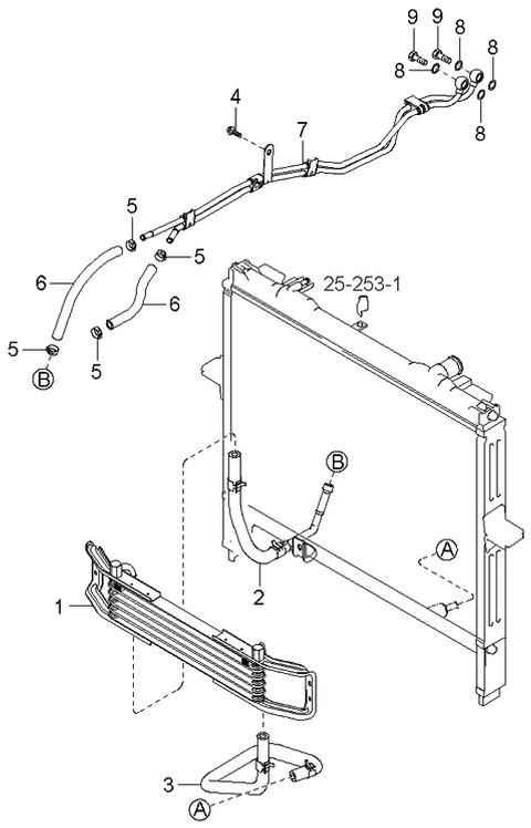 2003 Kia Sorento Bolt-Connector Diagram for 0K9A119925