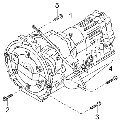 2003 Kia Sorento Transaxle Assy-Auto Diagram 1