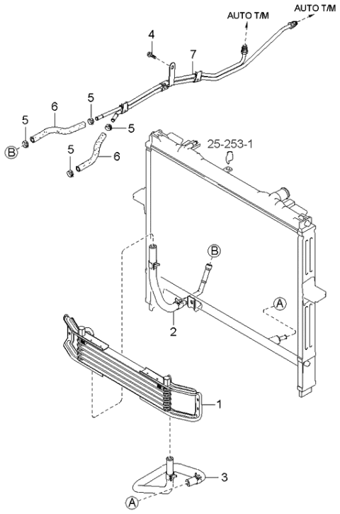 2003 Kia Sorento Oil Cooling Diagram 1