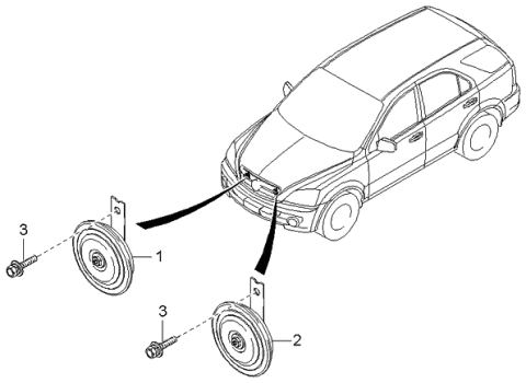 2004 Kia Sorento Horn Diagram