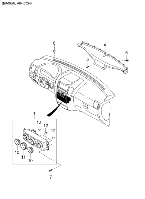 2003 Kia Sorento Heater Control Diagram 1