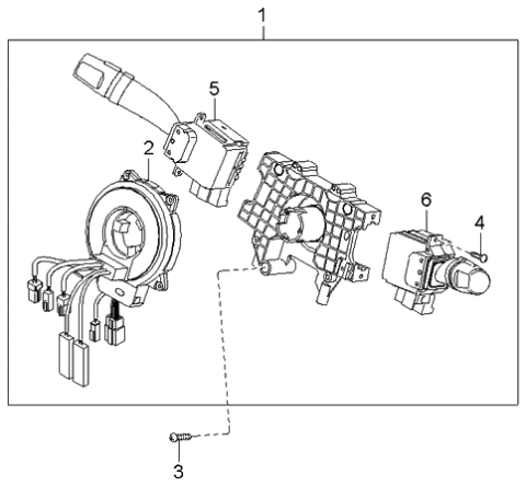 2003 Kia Sorento Multifunction Switch Diagram