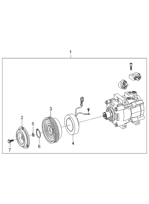 2003 Kia Sorento Compressor Diagram