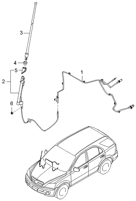 2003 Kia Sorento Antenna Diagram