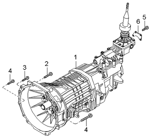 2005 Kia Sorento Transaxle Assy-Manual Diagram 2