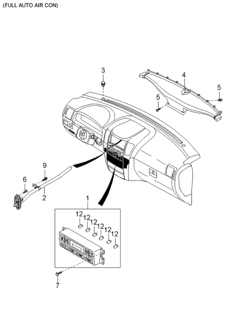 2004 Kia Sorento Heater Control Diagram 2