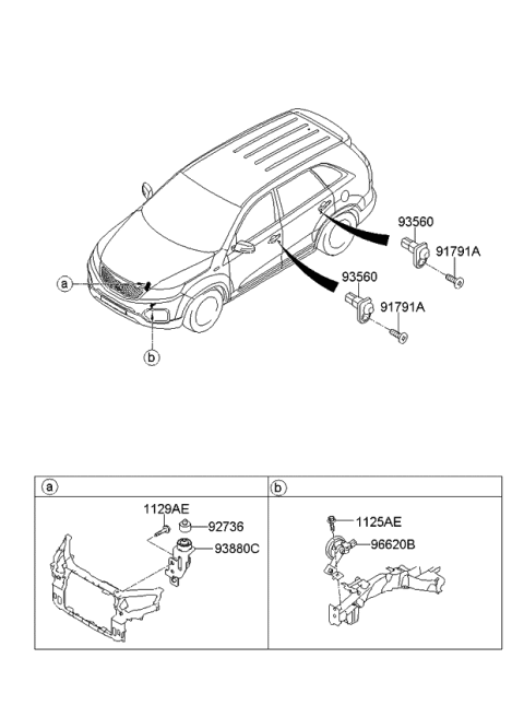 2010 Kia Sorento Switch Diagram 3