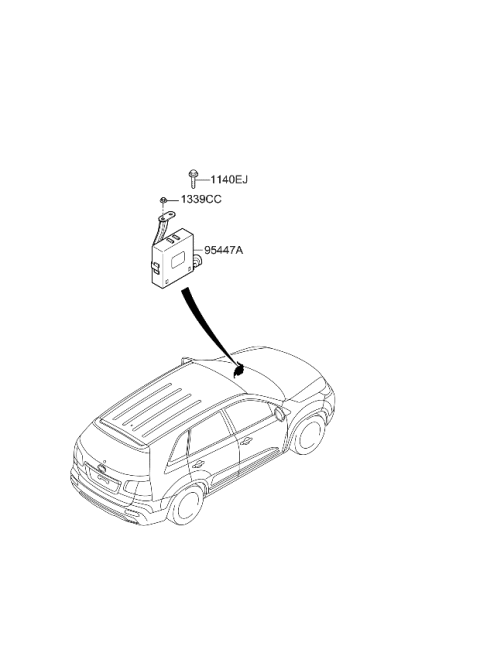 2011 Kia Sorento Transmission Control Unit Diagram