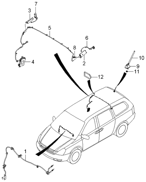 2006 Kia Sedona Antenna Diagram