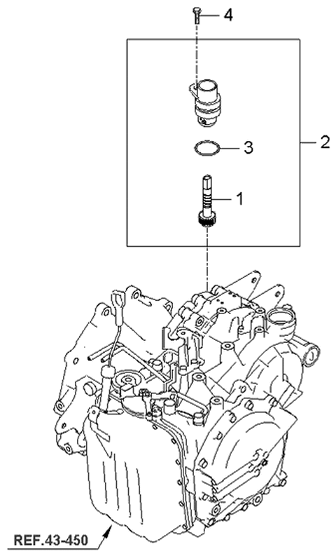 2006 Kia Sedona Speedometer Driven Gear Diagram