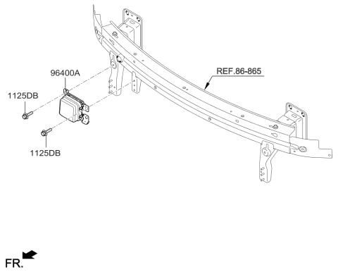 2018 Kia Sedona Module Assembly-Automatic CRU Diagram for 96400A9000