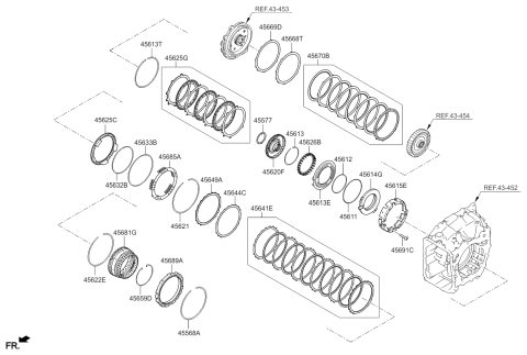 2017 Kia Sedona Transaxle Brake-Auto Diagram