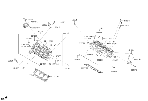 2018 Kia Sedona Cylinder Head Diagram