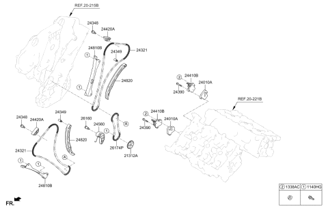 2021 Kia Sedona Camshaft & Valve Diagram 2