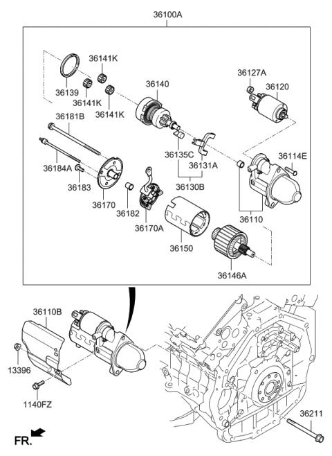 2021 Kia Sedona Starter Diagram