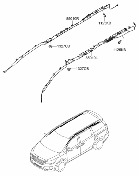 2021 Kia Sedona Air Bag System Diagram 2