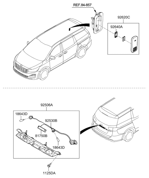 2020 Kia Sedona Cover-Battery After Diagram for 92640A9100WK