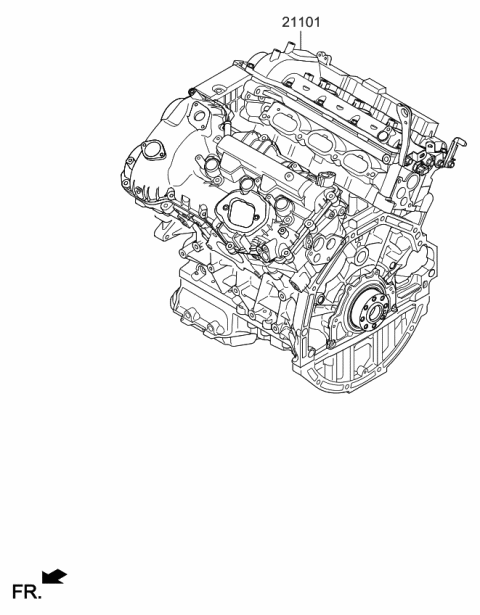 2021 Kia Sedona Sub Engine Diagram