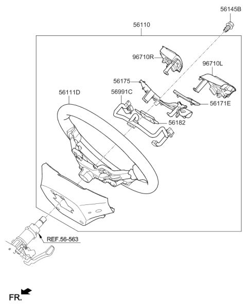 2020 Kia Sedona Steering Wheel Diagram