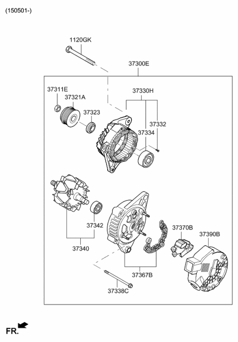 2016 Kia Soul Alternator Diagram 3