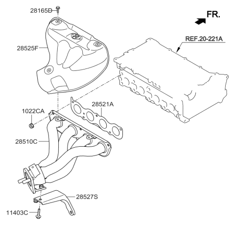 2016 Kia Soul Exhaust Manifold Diagram 2