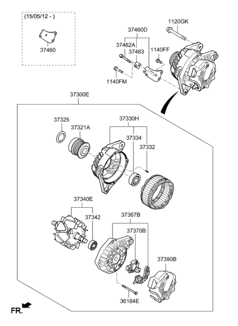 2015 Kia Soul Alternator Diagram 2