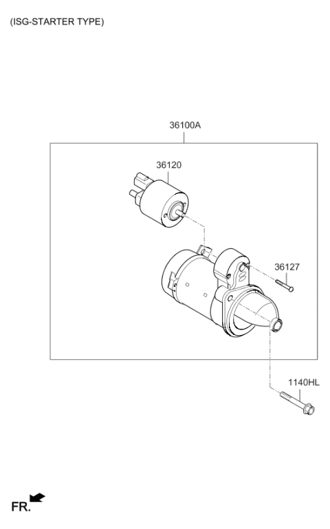 2016 Kia Soul Starter Diagram 3