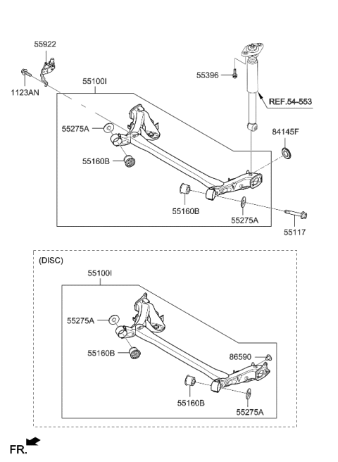 2015 Kia Soul Bolt Diagram for 551171G100