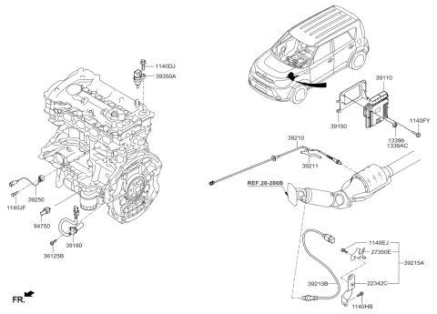 2014 Kia Soul Electronic Control Diagram 2