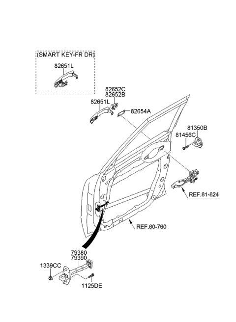 2015 Kia Soul Locking-Front Door Diagram