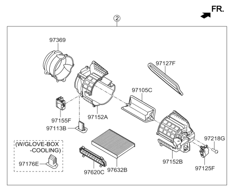 2014 Kia Soul Heater System-Heater & Blower Diagram 2