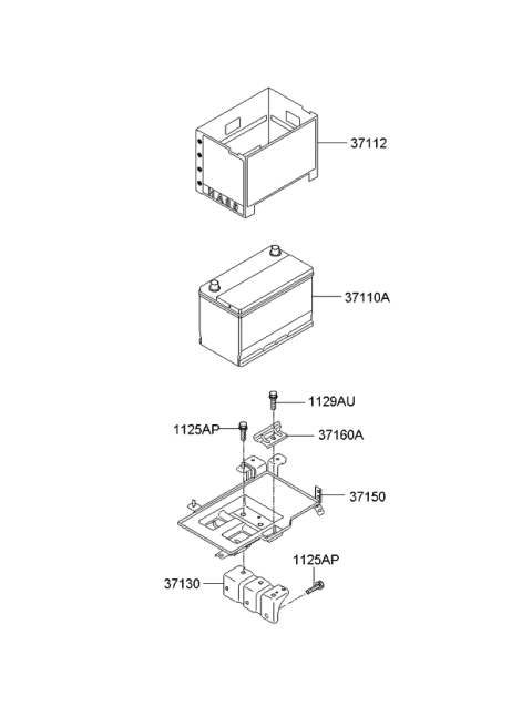 2006 Kia Rondo Battery Diagram