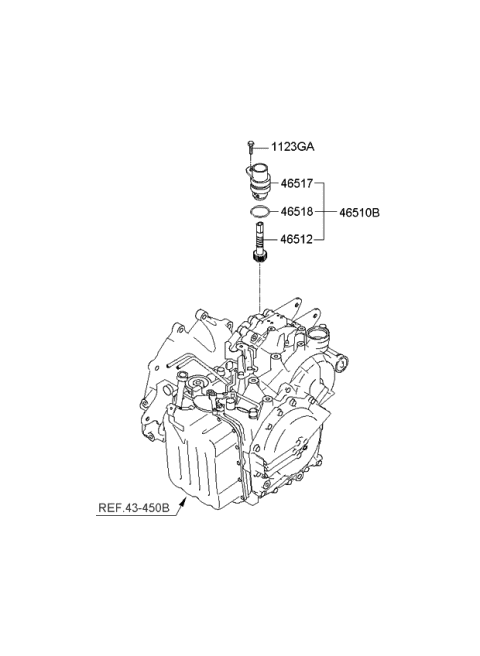 2006 Kia Rondo Speedometer Driven Gear-Auto Diagram 2