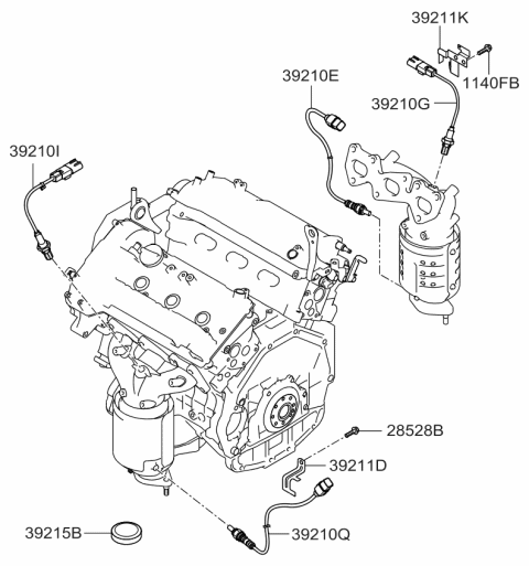 2009 Kia Rondo Electronic Control Diagram 4