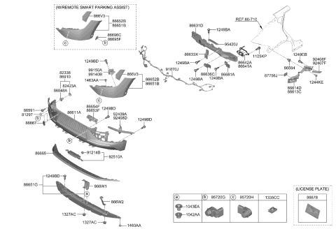 2022 Kia EV6 Rear Bumper Diagram 1