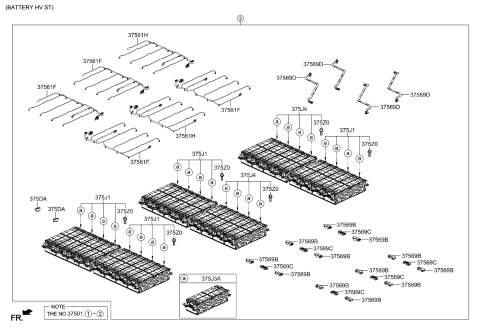 2024 Kia EV6 High Voltage Battery System Diagram 7