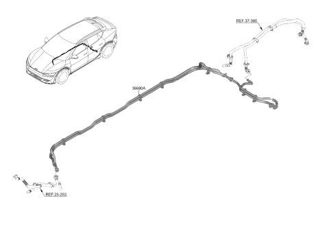 2024 Kia EV6 Traction Motor & Gdu Assy Diagram 2