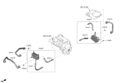 2023 Kia EV6 Oil Cooling Diagram 1