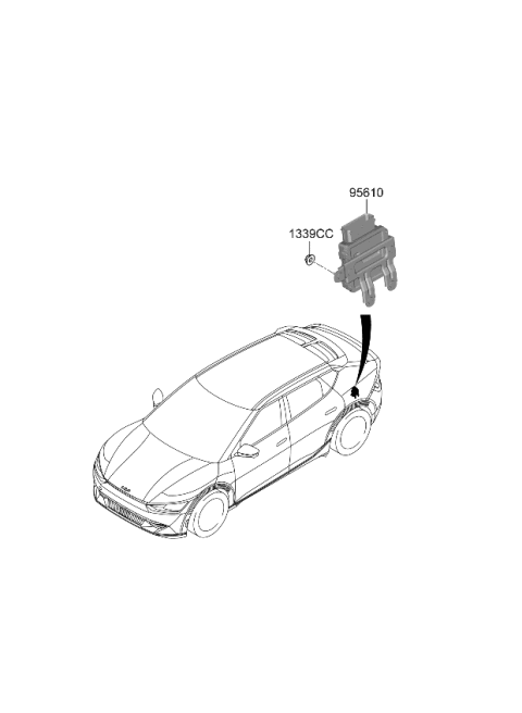 2023 Kia EV6 ABS Sensor Diagram