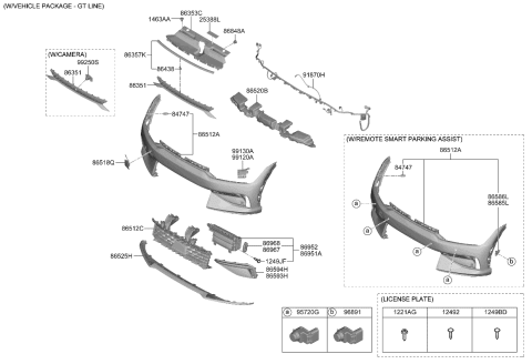 2023 Kia EV6 Bumper-Front Diagram 2