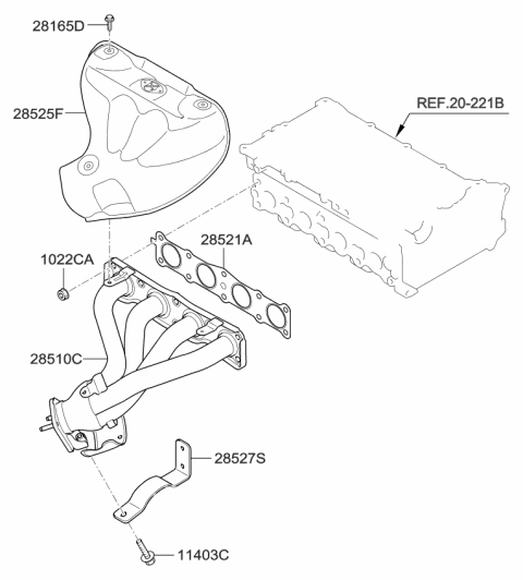 2012 Kia Soul Exhaust Manifold Diagram