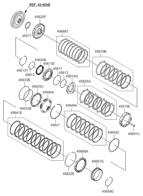 2013 Kia Soul Transaxle Brake-Auto Diagram 2