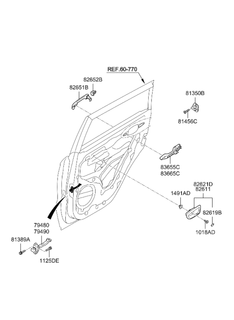 2013 Kia Soul Rear Door Locking Diagram