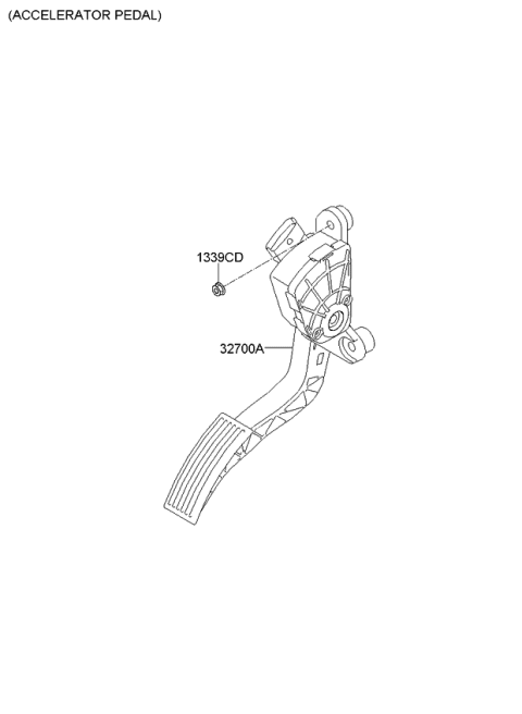 2012 Kia Soul Accelerator Pedal Diagram 1